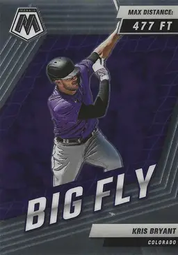 2022 Panini Mosaic Big Fly Kris Bryant #BF-4 Colorado Rockies