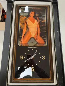 Vintage Snap-on Snap On Clock Featuring Stephanie