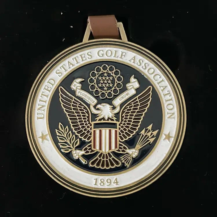 United States Golf Association 1894 Bag Tag Leather Strap