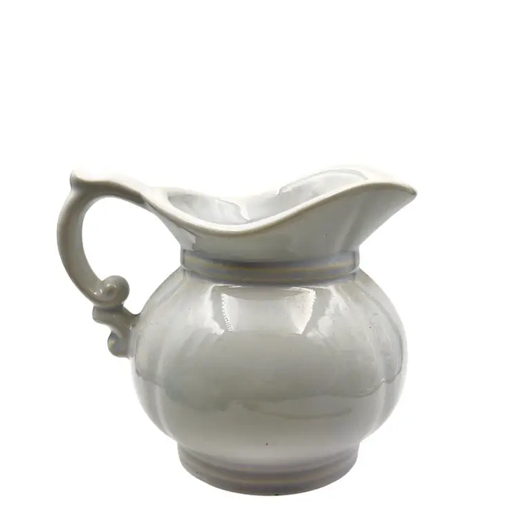 VINTAGE CREAMER MILK PITCHER VASE Strawberry McCoy Pottery 5 1/2 x 5”