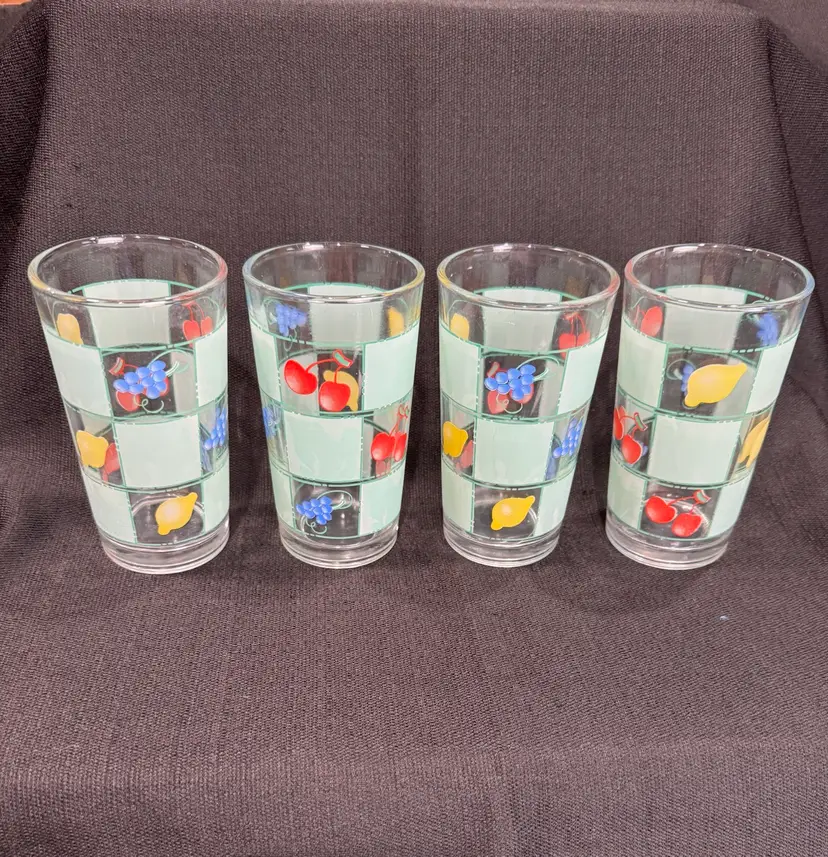 Vintage Juice Glasses