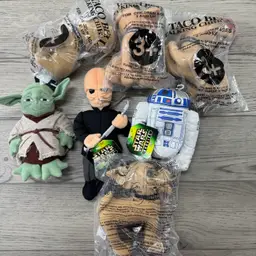 Star Wars And Taco Bell Plush Lot