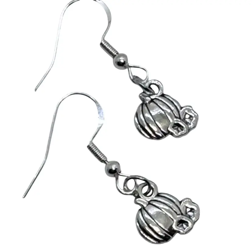Halloween Pumpkins Charm Handmade Dangle/Fishhook Earrings