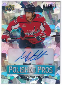2023-24 Upper Deck Allure Polished Pros Autographs #PP29 Max Pacioretty Washington Capitals Hockey Card