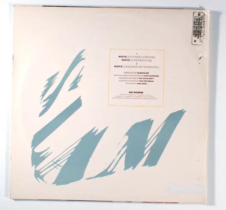 Slam Slam - Move (1990) Vinyl 12" Single • Dance All Night Remix