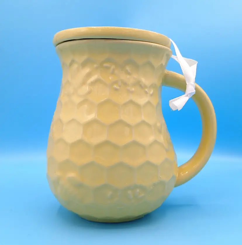 Temp-tations Beelieve Honeycomb Mug & Lid, 16-oz