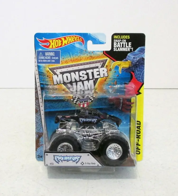 Hot Wheels Off-Road 2015 Monster Jam PREDATOR Battle Slammer X-Ray Body SEALED