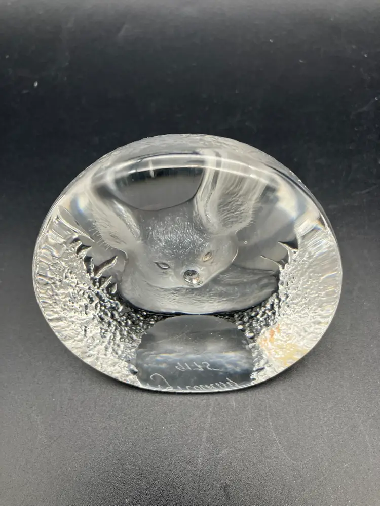 BIN - Mats Jonasson Koala 3” Paperweight Signed. Sweden.