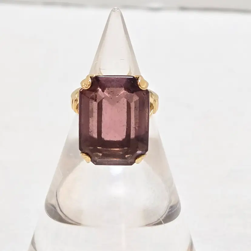 #9 sz 7 Avon Smoky Quartz Ring