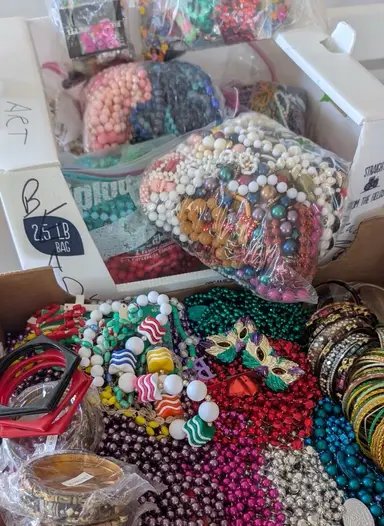 Craft Necklaces, Beads, Ribbon & Unknown Treasures