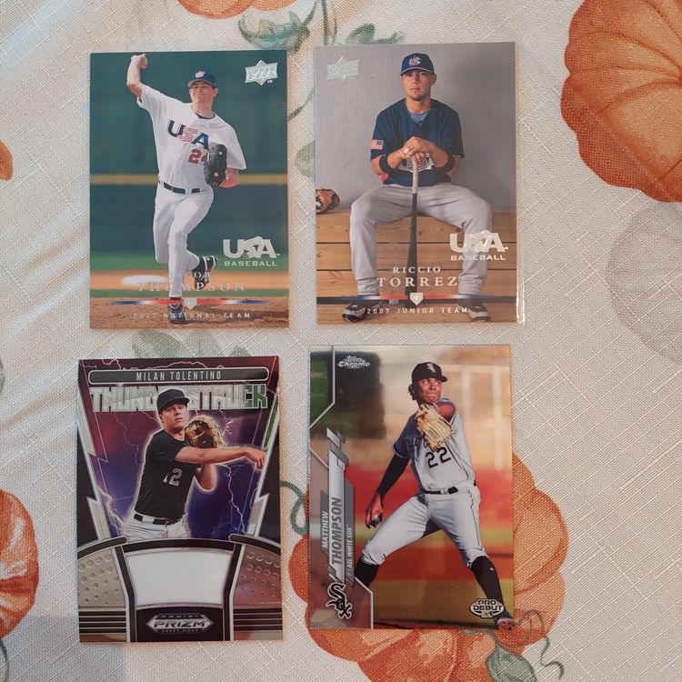 Lot of 21 Baseball minor league / college cards. Inserts +. Letter T.