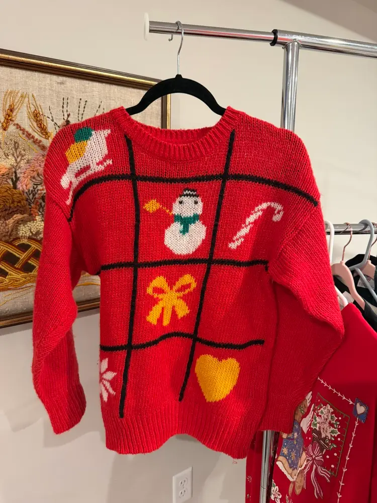 Vintage 80s/90s Ugly Christmas Sweater Small