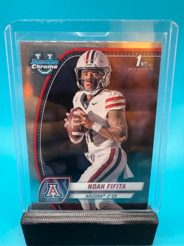 Noah Fifita 1st Bowman Chrome U Arizona Wildcats
