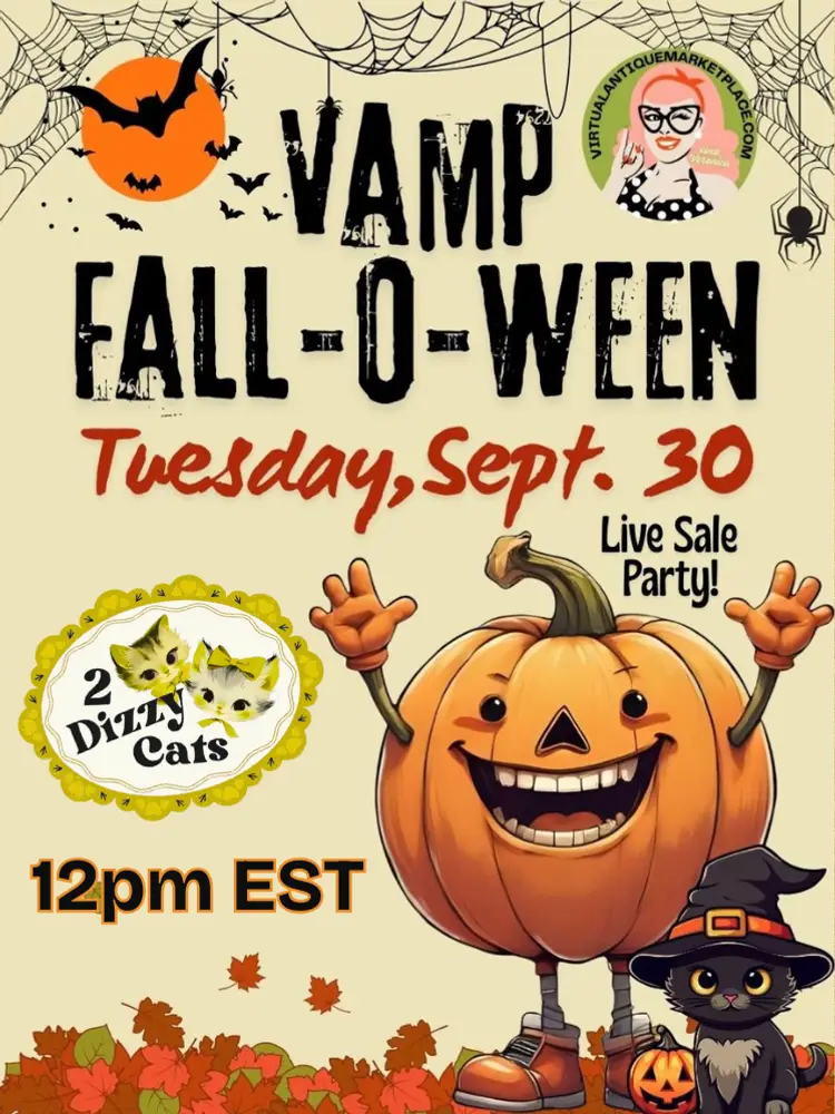 Fall-O-Ween with 2 Dizzy Cats