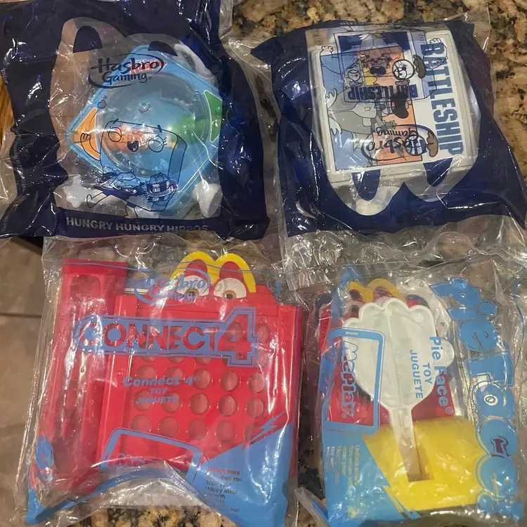 Lot Of 15 McDonald’s Happy Meal Hasbro Gaming 2018 & 2020 Mint In Packages
