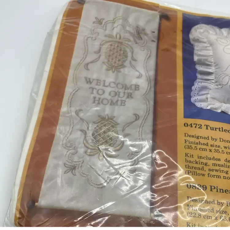 Pineapple “Welcome To Our Home” Stitch Kit