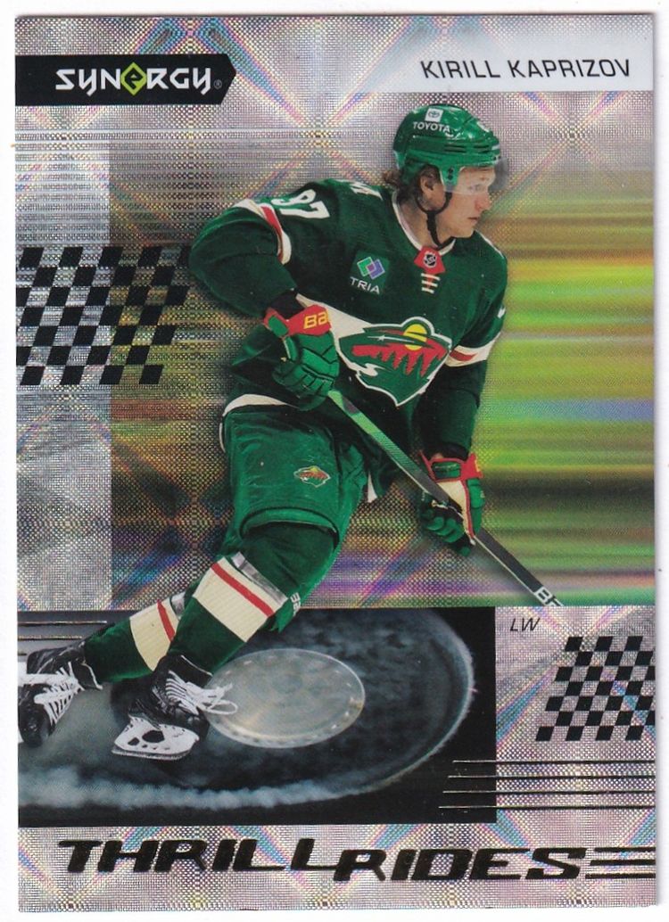 2023-24 Synergy Thrill Rides #TR5 Kirill Kaprizov Minnesota Wild Hockey Card