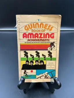 1975 Guinness Book of Amazing Achievements, 96 pages