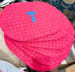 🌸 Handmade Placemats (6) & Napkin Ring Set (6) from The Early 1990’s