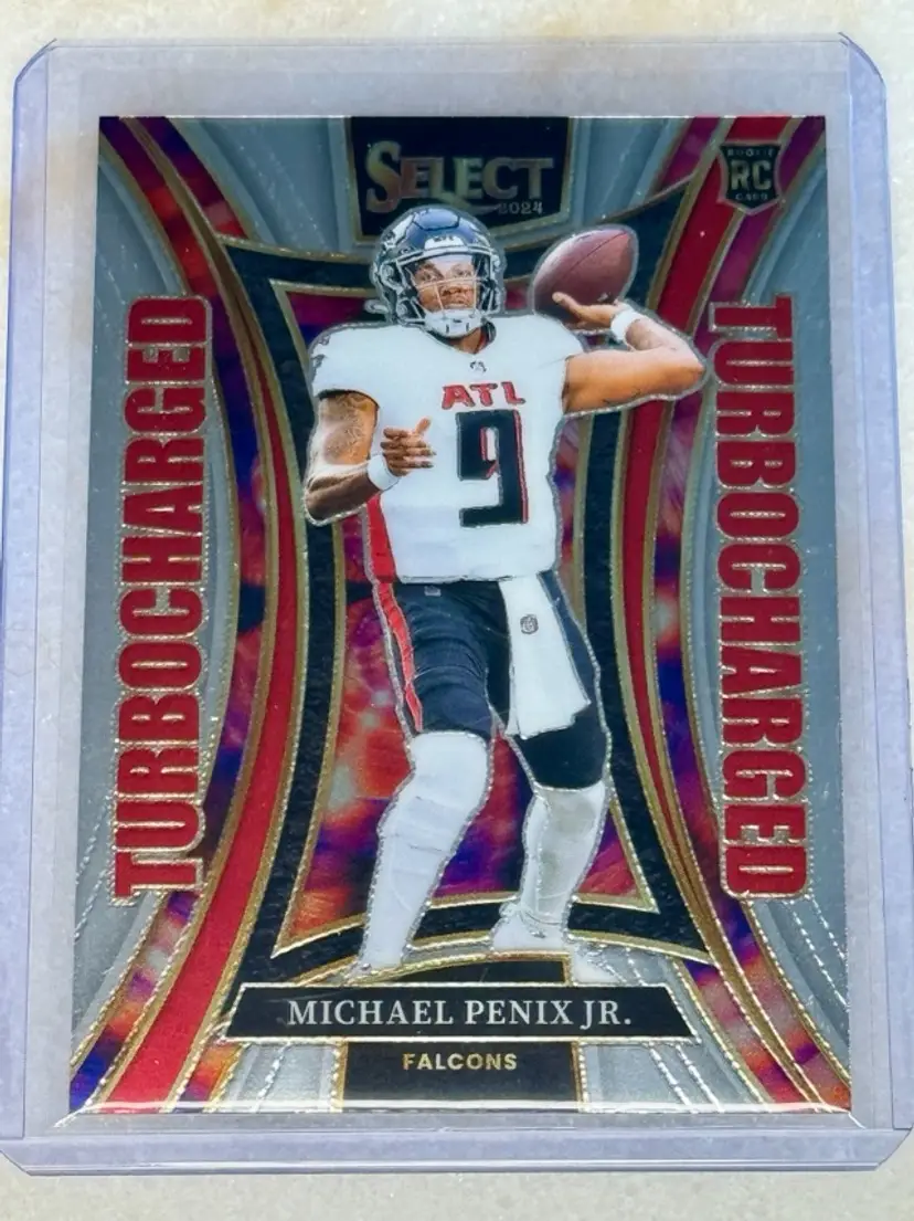 2024 Panini Select Michael Penix Jr. Turbocharged #21 RC