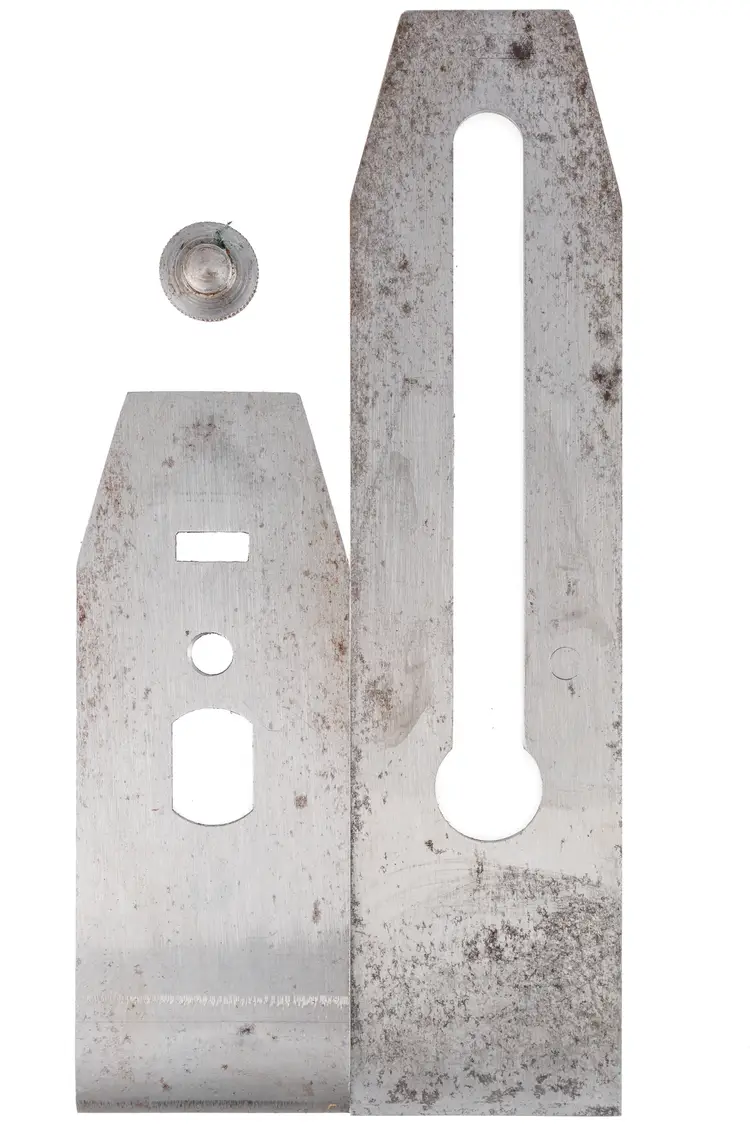 Stanley Plane 1-3/4" Double Iron For Stanley No. 3 & 5-1/4 Plane "BB" Trademark