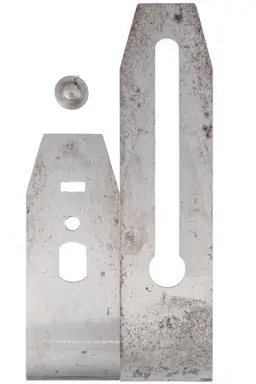 Stanley Plane 1-3/4" Double Iron For Stanley No. 3 & 5-1/4 Plane "BB" Trademark