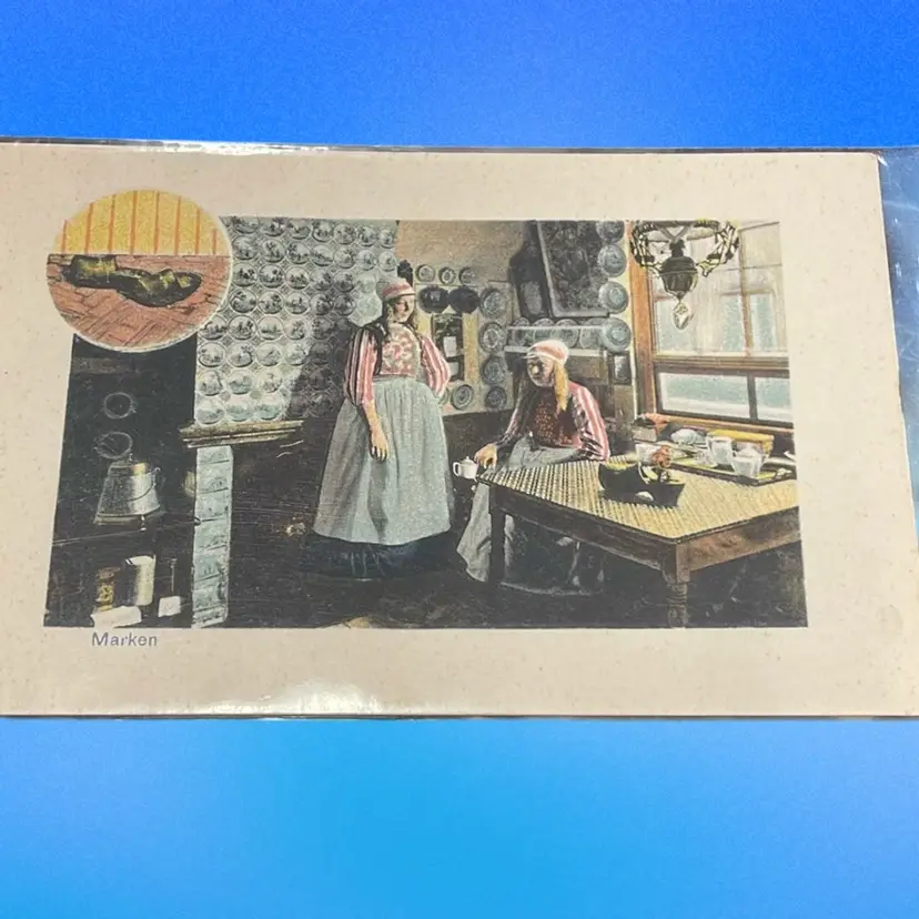 Antique Marken Postcards 1920’s Amsterdam Children