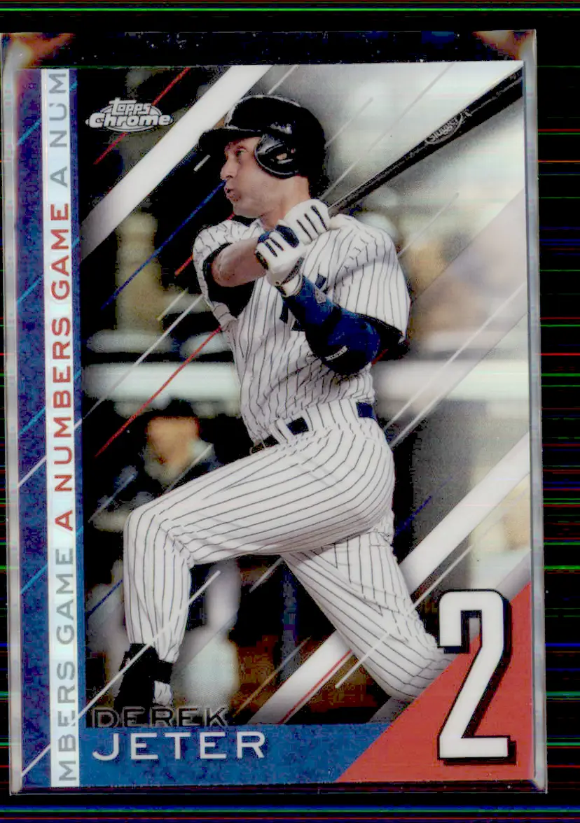 Derek Jeter 2020 Topps Chrome Update A Numbers Game #NGC-22 - New York Yankees - (154-110)