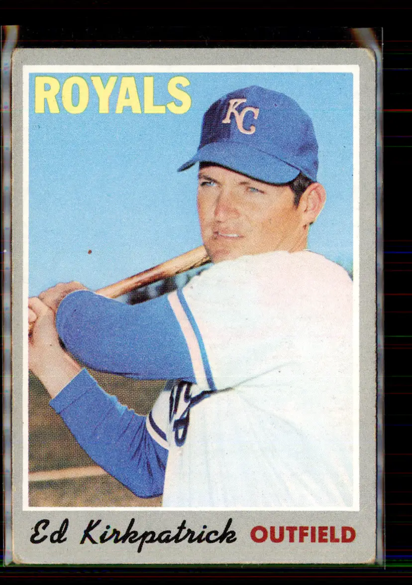 Ed Kirkpatrick 1970 Topps #165 - Kansas City Royals - (146-219)
