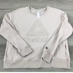 Reebok Beige Crewneck Sweatshirt Size L