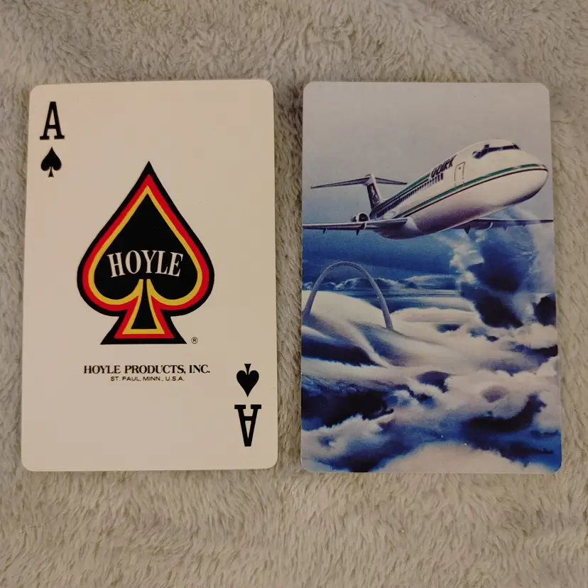 1 Single Swap Card - Playing Card. Ozark Air Lines. Vintage. Dimension 2.5 x 3.5. Read description.