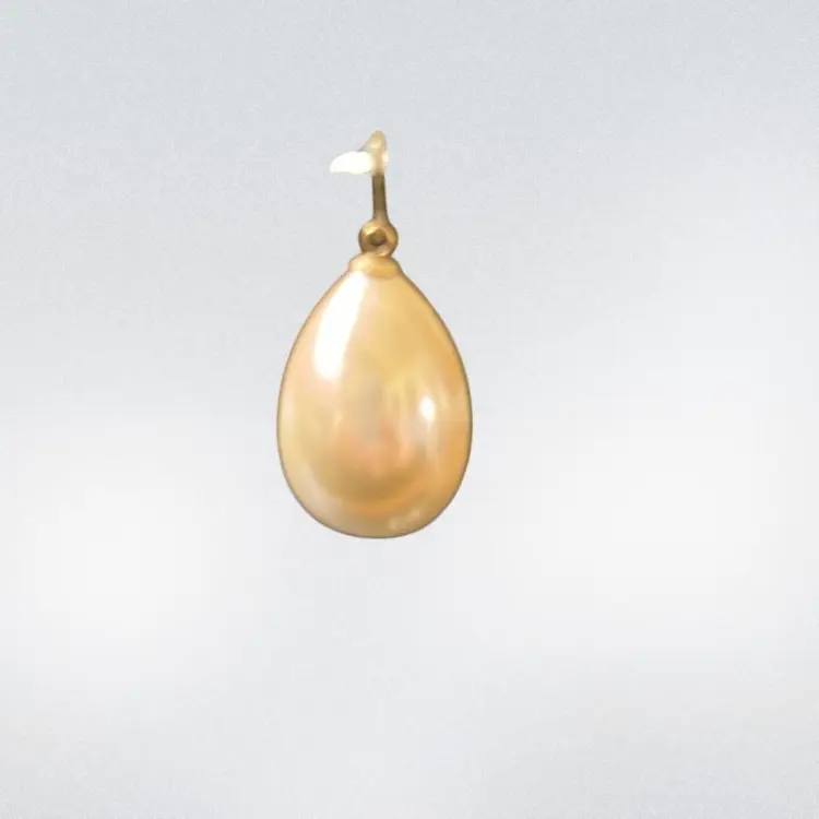 Glass Faux Pearl Earrings