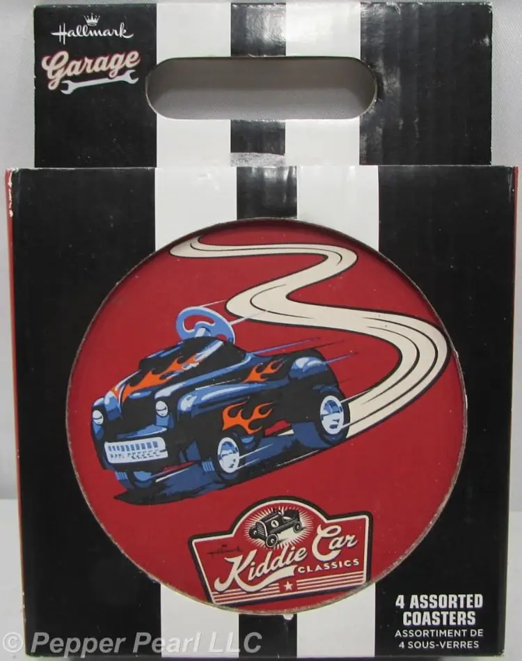 Coaster Set Hallmark Garage Kiddie Car Classics 582