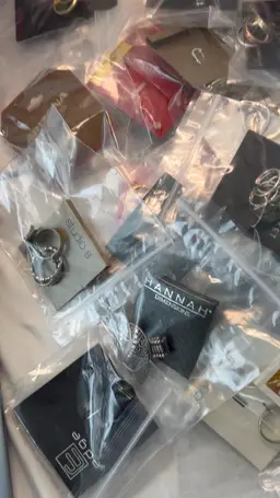 Rings All Sizes Shapes And  Colors Total Count 63   $25