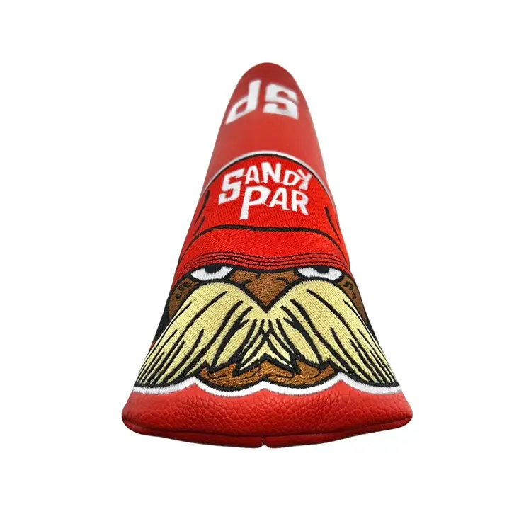 SANDY PAR OVERSIZED BLADE PUTTER COVER (RED / SAND)