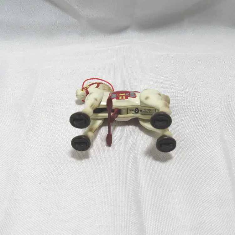 VTG 1997 Hallmark Keepsake Mobo Horse Sidewalk Cruiser Christmas Ornament