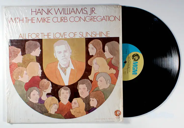 Hank Williams Jr - All for the Love of Sunshine (1971) Vinyl LP • Country Gospel