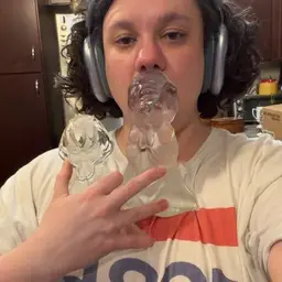 Viking Glass Praying Bookends