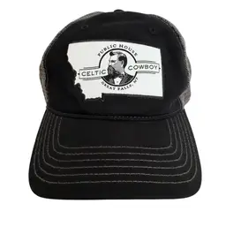 Celtic Cowboy Public House Irish Pub  Adjustable Trucker Style Snapback by Otto