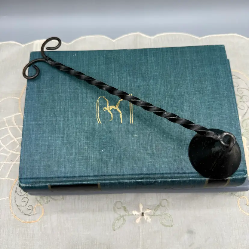 Rod, Iron Hand, Forged Candle Snuffer 9”x