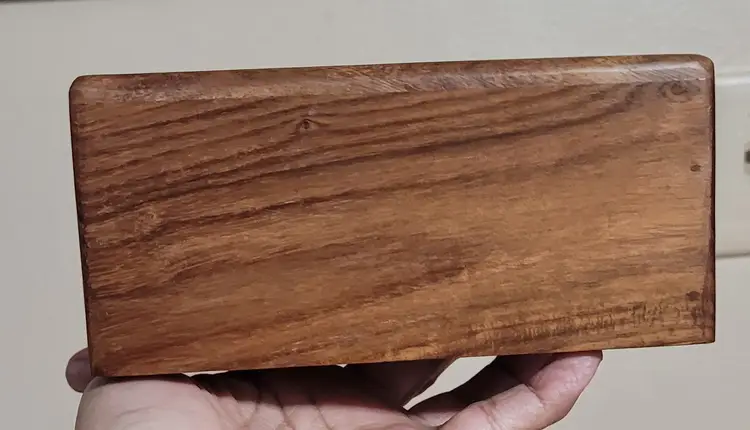 Wood Intricate Wooden Box Made in India 6" x 3