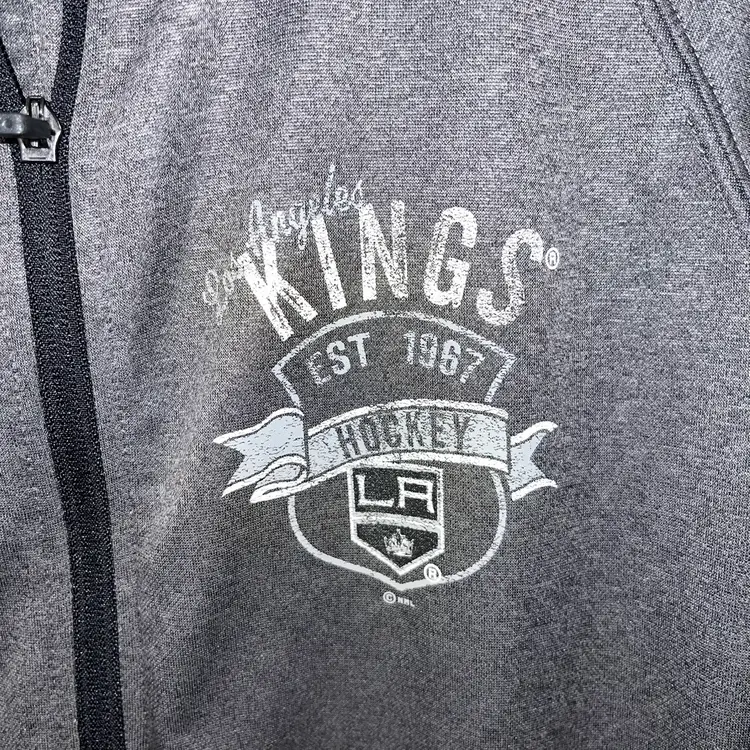 NHL Brand Los Angeles Kings track jacket full zip long sleeve women SIZE M 8/10