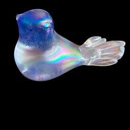 Art Glass Bird Paperweight