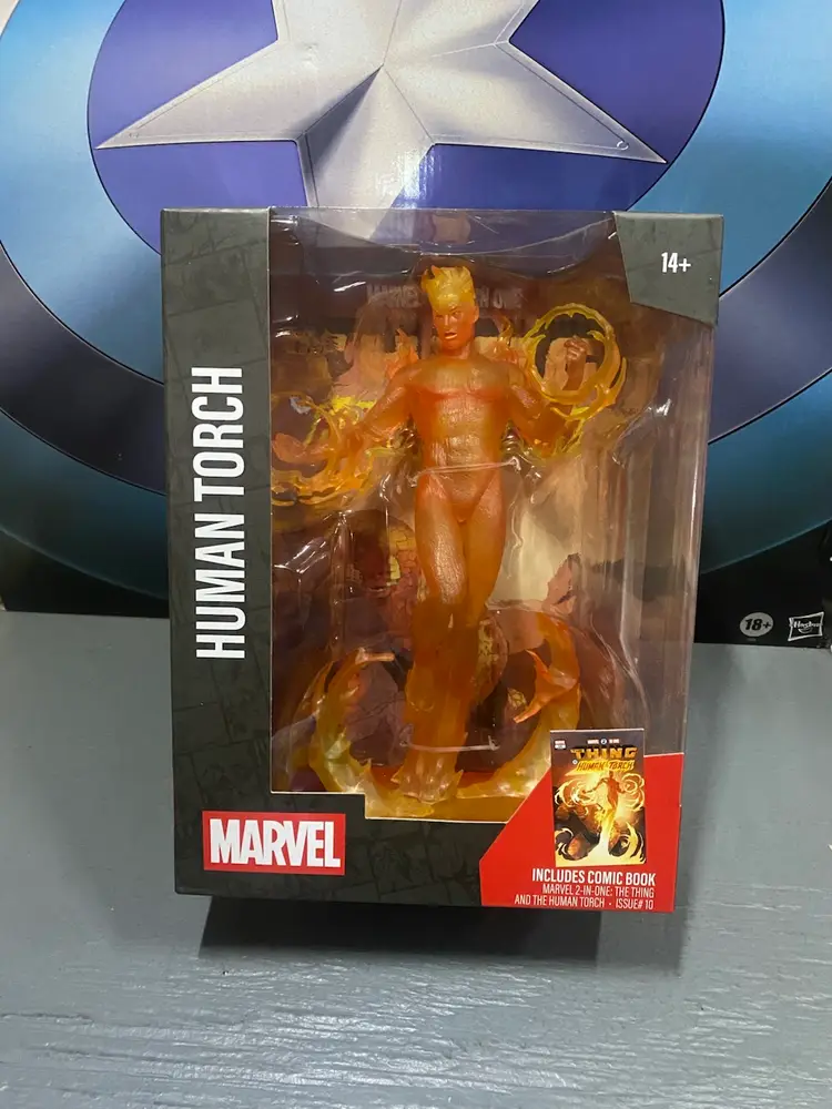 Mcfarlane Toys - Marvel Statue - Human Torch (1:6th Scale)