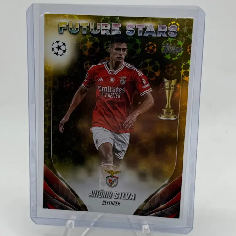 Antonio Silva 2023-2024 Topps UEFA Champions League Starboard Foil Future Stars SL Benefica