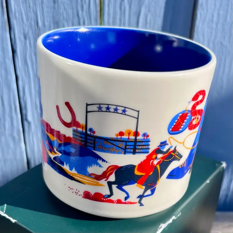 STARBUCKS Discovery Series Texas  14 fl Oz Mug With Box Multicolor