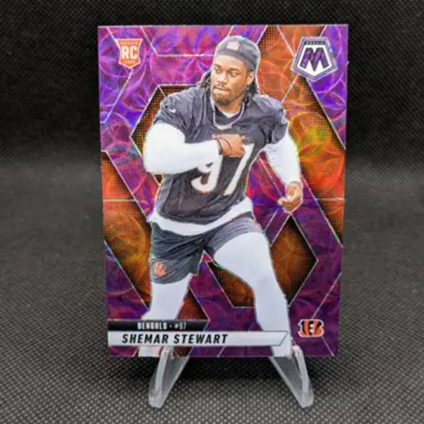 Shemar Stewart 2025 Mosaic Purple Scope Rookie (RC) #381 - Cincinnati Bengals