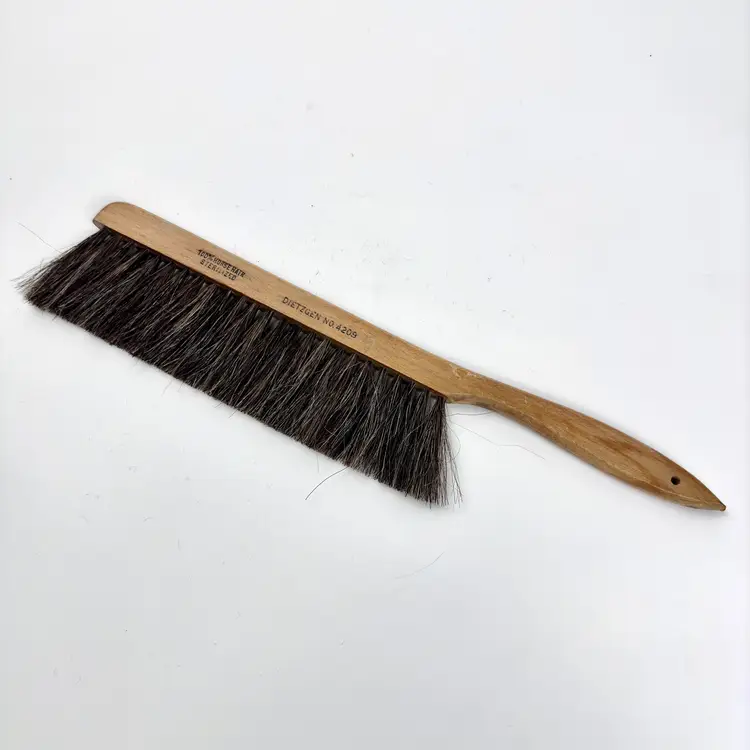Vintage Dietzgen 100% Horsehair Wooden Handled Brush No 4209 15"