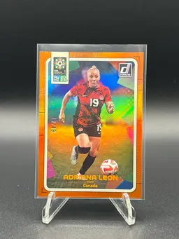 Adriana Leon #19 Canada 48/49 - Orange /49 - 2023 Donruss Women's World Cup (Pick Your Player)