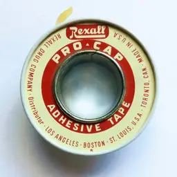 Vintage Rexall Pro-Cap Adhesive Tape Tin